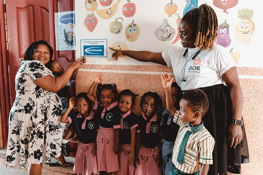 SCHWALBE UNTERSTÜTZT MY BOO-PROJEKT IN GHANA